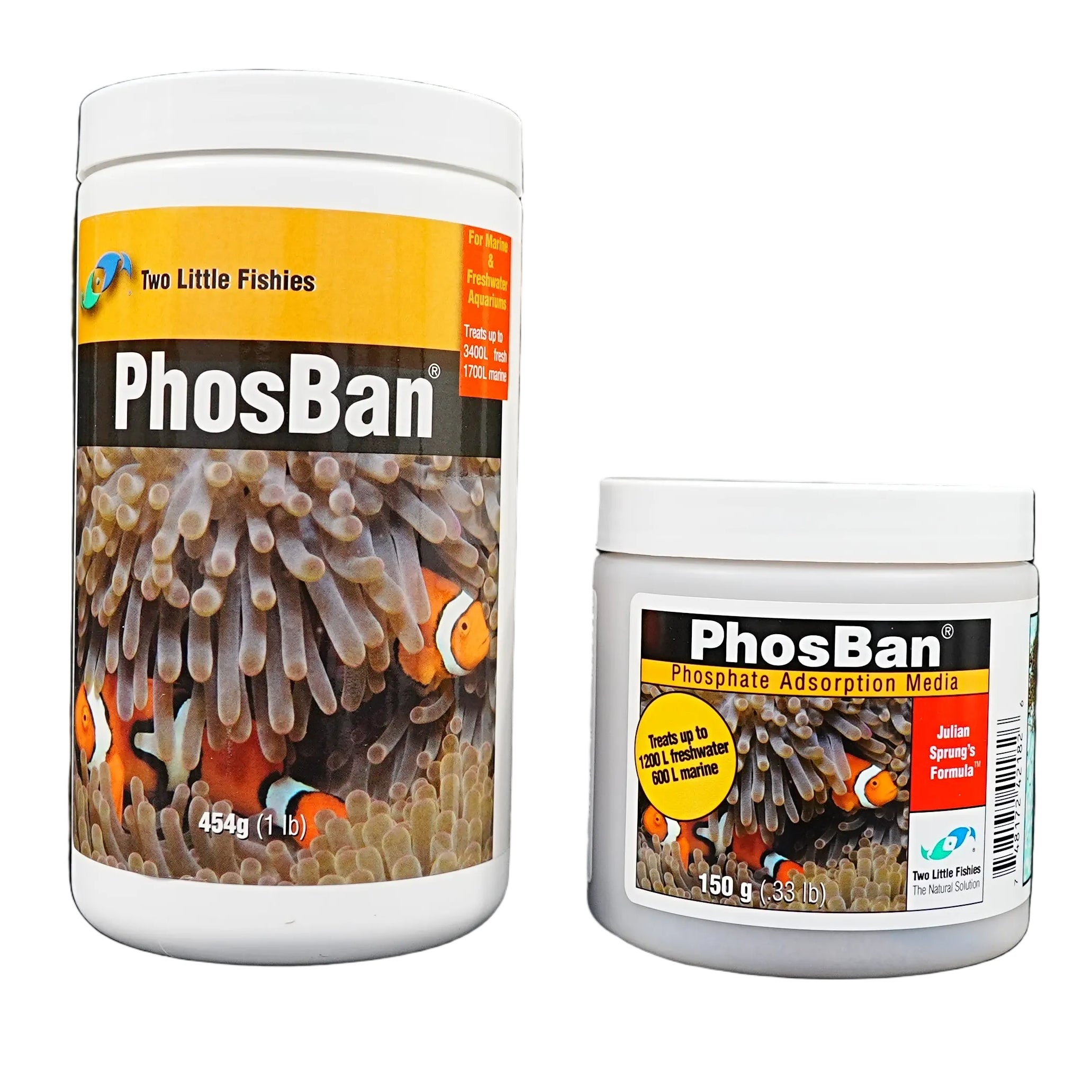 PhosBan®: Phosphate Adsorption by Two Little Fishies