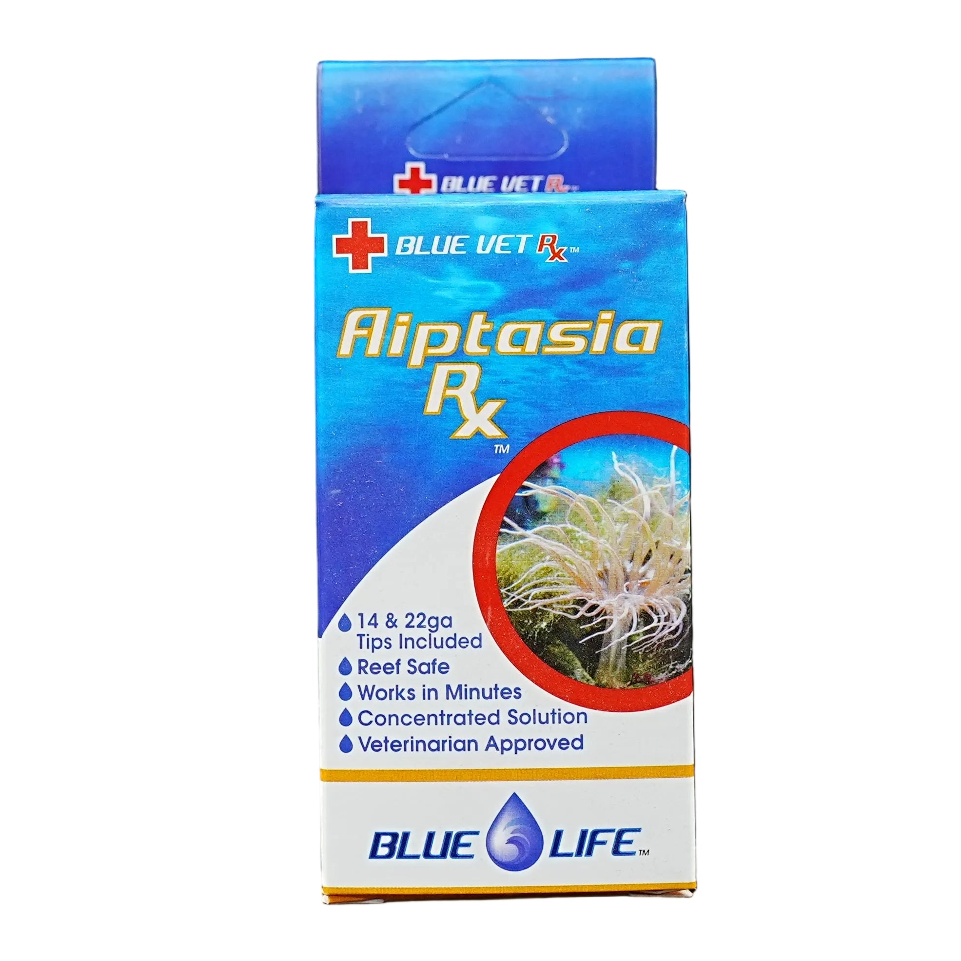 Aiptasia Rx (0.5 oz) Removes Aiptasia & Majano Anemones - Blue Life USA