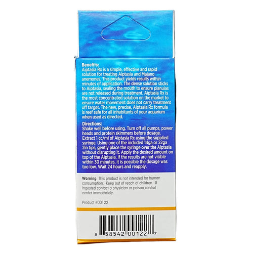Aiptasia Rx (0.5 oz) Removes Aiptasia & Majano Anemones - Blue Life USA