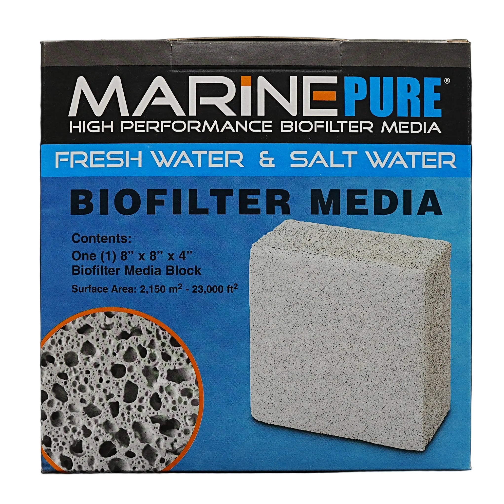 MarinePure Biofilter Block (8 x 8 x 4) High-Performance Bio-Media