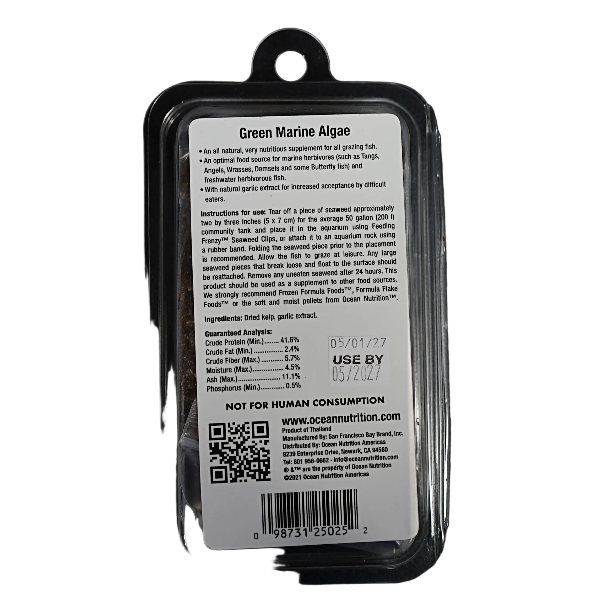 GREEN MARINE ALGAE WITH NATURAL GARLIC EXTRACT OCEANS NUTRITION