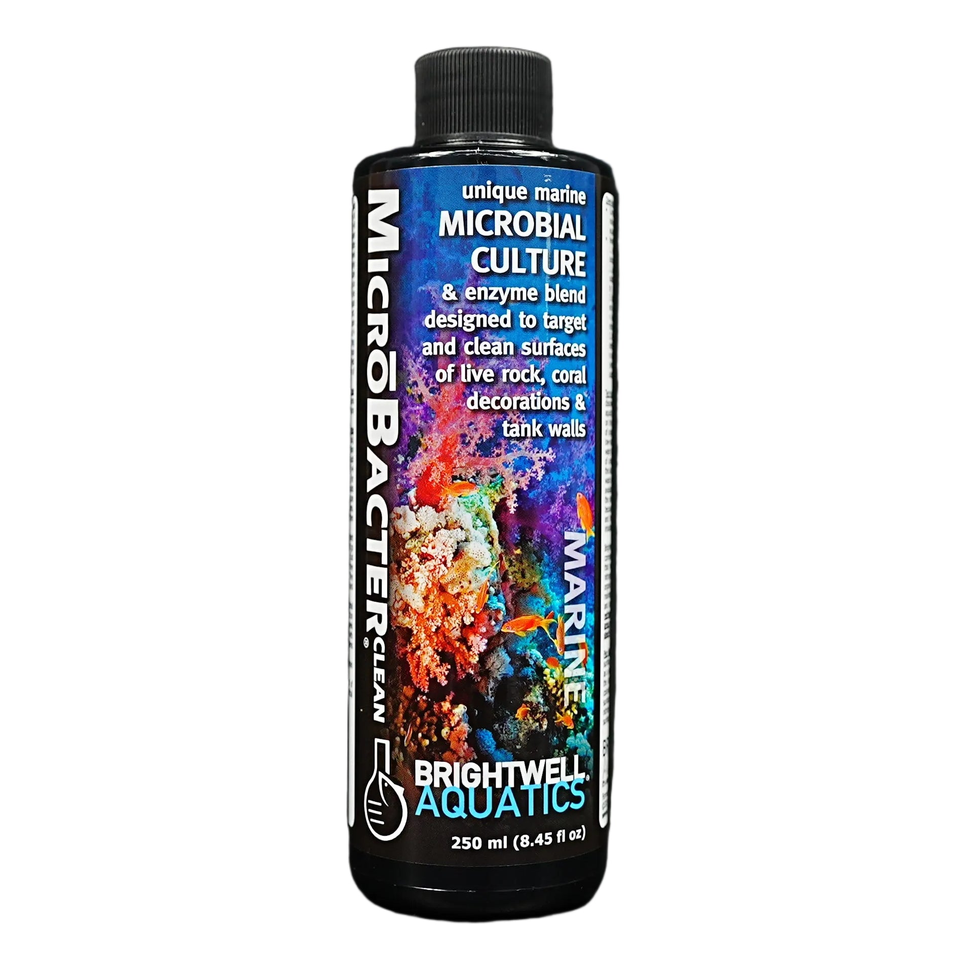 Brightwell MicroBacter CLEAN 250ml 8.45 fl oz Biological Rock &amp; Decoration Cleaner