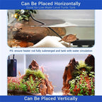 hygger Small Submersible Aquarium Heater with Thermostat for Saltwater & Freshwater