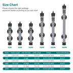 hygger Submersible Aquarium Heater with Temperature Controller for up to 20/26/40/48 Gallons
